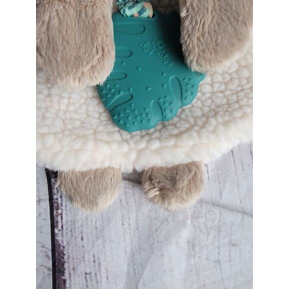 Itzy Ritzy Sloth Lovey Plush and Teether Toy w/ Ribbons And Crinkle - Picture 3 of 8